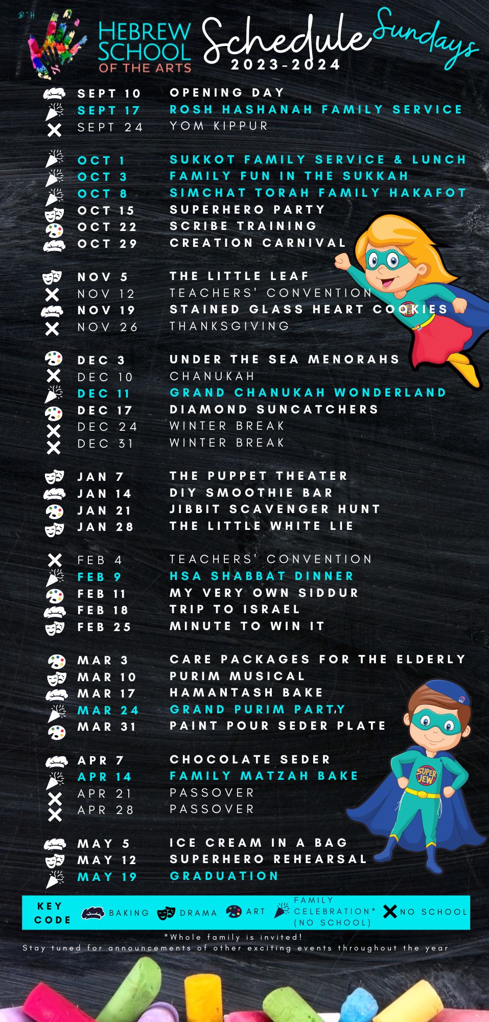 HSA Calendar
